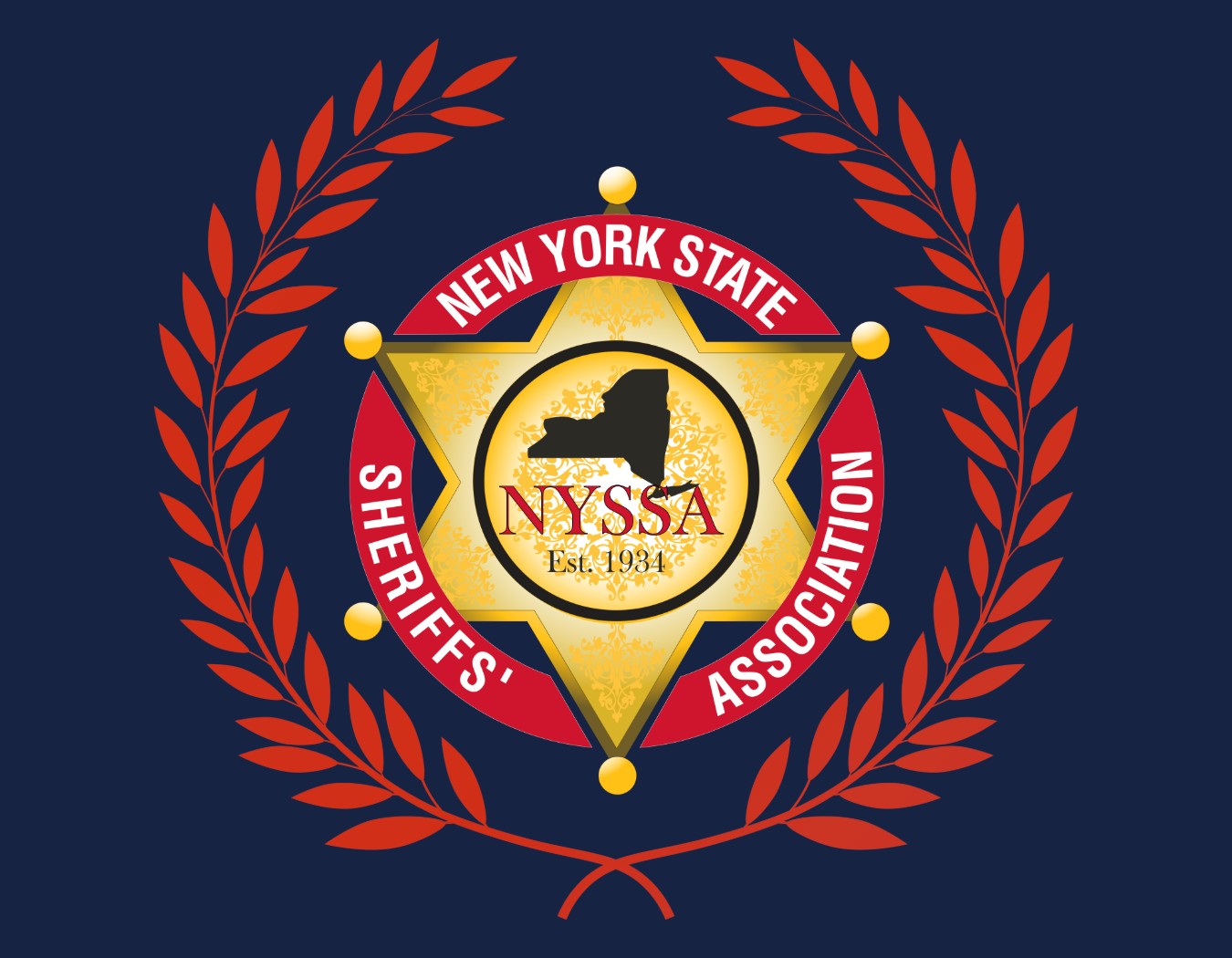 NYSSA seal in wreath