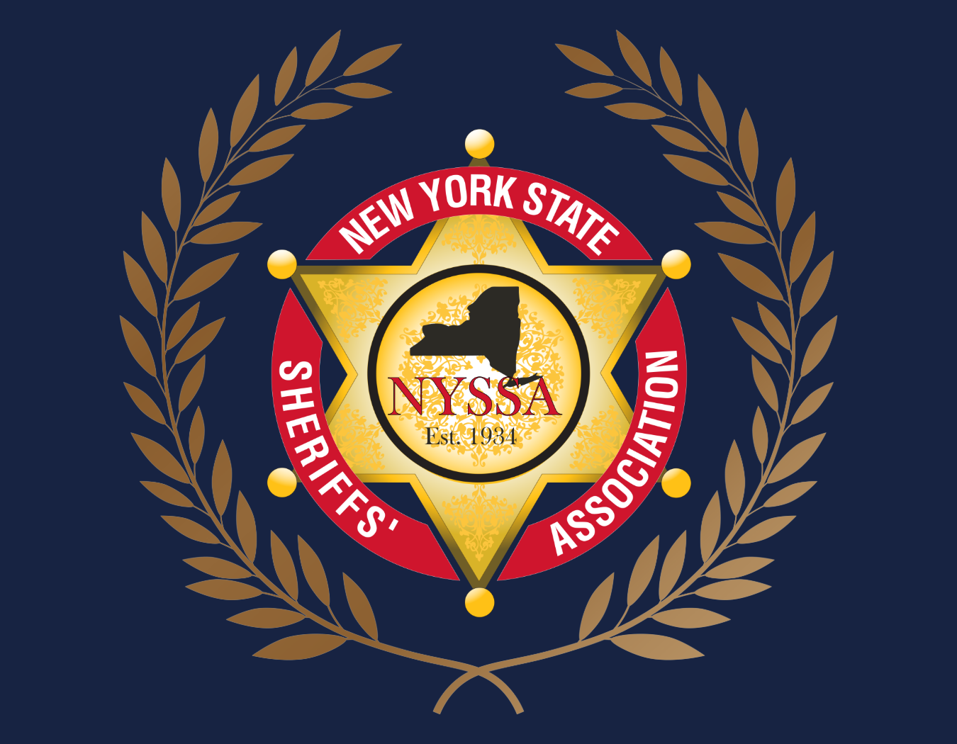 NYSSA logo in wreath