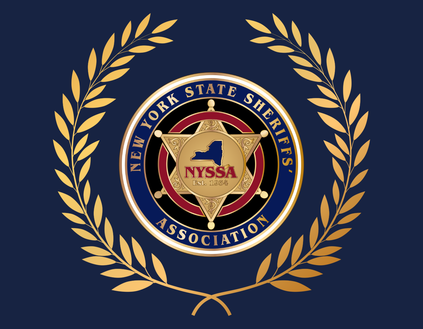 NYSSA coin in wreath